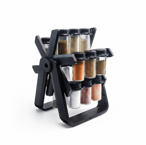 منظم دوار لمستحضرات للمطبخ – ترتيب أنيق وسھل