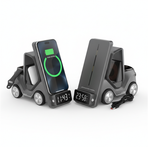 شاحن مغناطيسي محمول 5 في 1 – جھاز متعدد االستخدامات