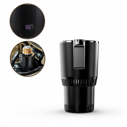 كوب ذكي للسيارة )أسود( – عملية وأناقة في وقت واحد