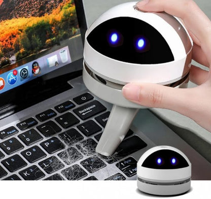 مكنسة كهربائية صغيرة بلوحة مفاتيح - لتنظيف السيارات والمكاتب بسهولة