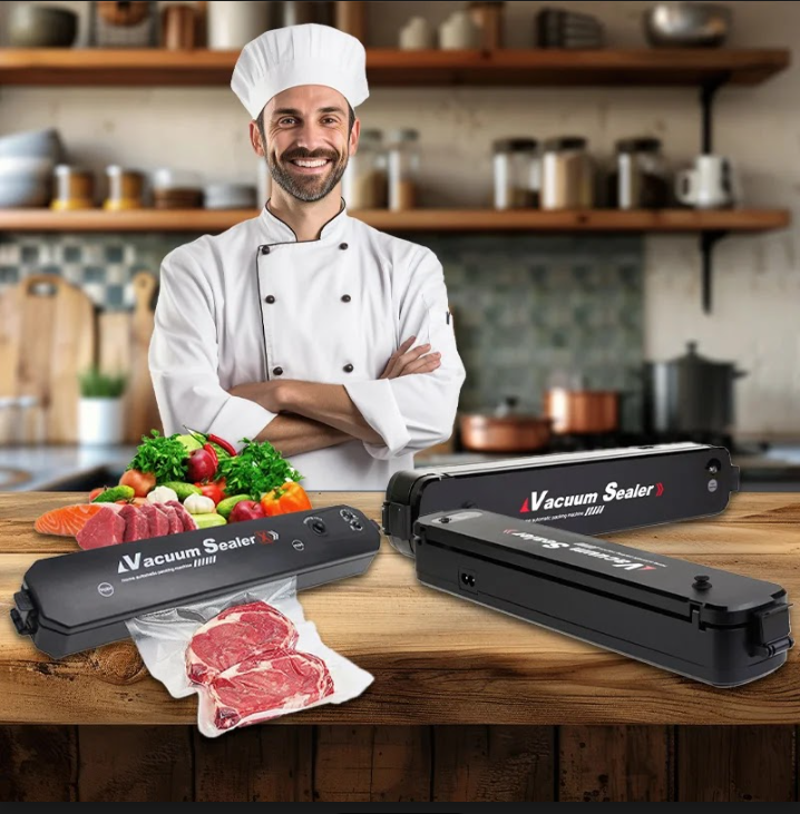 جهاز تفريغ الهواء للأطعمة - للحفاظ على نضارة الأطعمة لفترة أطول