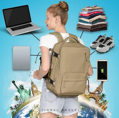 حقائب سفر متعددة - حقيبة ظهر مدمجة وخفيفة تناسب السفر