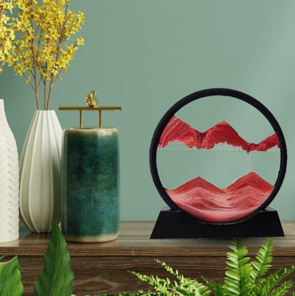 ديكور حركة الرمال السائلة ثلاثية الأبعاد - لمسة فنية تنبض بالحياة